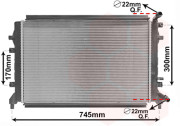 58012715 chladič 1.2TSi, 1.4TSi VAN WEZEL