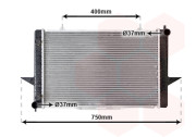 59002118 chladič 2.0i 10V (+A±AC), 2.0i 20V T (+A±AC), 2.0i 20V T5 (+A±AC), 2.3i 20V (+A±AC), 2.3i 20V T5 (+A±AC), 2.4i 20V T (+A±AC), VAN WEZEL