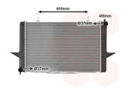 59002148 chladič 2.0i 10V AC, 2.0i 20V T AC, 2.0i 20V T5 AC, 2.3i 20V AC, 2.3i 20V T5 AC, 2.4i 20V T AC, 2.5i VAN WEZEL