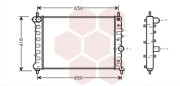 73002078 chladič 1.9JTD 8V, 2.4JTD 10V [580*395*28] VAN WEZEL