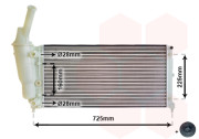 73002083 chladič 1.2i 8V (±AUT+AC), 1.2i 16V (+AUT) [635*325*20] VAN WEZEL