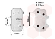74003063 chladič oleje 3.2i VAN WEZEL