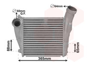 74004057 intercooler 3.6i 24V, 4.8i 32V pravý modul [290*280*62] 74004057 VAN WEZEL