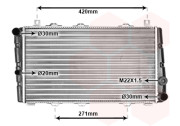 76002009 96- chladič 1.3i /-AC, posilovač řízení 49028534 VAN WEZEL