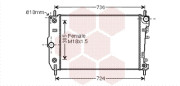 77002047 8/99-10/02 chladič 4.0i 32V (+A±AC) [665*440*26] 77002047 VAN WEZEL