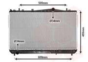 81002052 chladič 1.6i 16V AC, 1.8i 16V AC, 2.0i 16V AC 70237018 VAN WEZEL