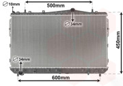 81002073 chladič 1.4i 16V AUTAC, 1.6i 16V AC, 1.8i 16V AC 37270018 VAN WEZEL