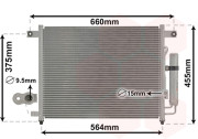 81005049 chladič klimatizace se sušičem 1.2i 8V 54041520 VAN WEZEL