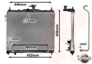 82002102 chladič 1.5 16V (+AUT±AC), 1.6 16V (+AUT±AC) [372*495*26] VAN WEZEL