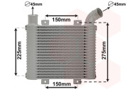 82004225 9/07- intercooler 2.5TDCi 21024065 VAN WEZEL