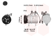 8200K201 kompresor klimatizace 1.1i 12V 8200K201 VAN WEZEL