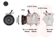 8201K703 kompresor klimatizace 1.4 CRDi, 1.6 CRDi 8201K703 VAN WEZEL