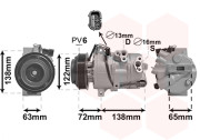 8201K712 kompresor klimatizace 2.0CRDi (typ Doowon) 8201K712 VAN WEZEL