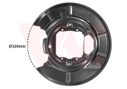 0639374 prachový štít zadního brzdového není pro M5 P VAN WEZEL
