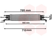 17004320 intercooler 1.3MJTD 66kW (±AC) [450*100*53] VAN WEZEL