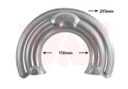 2815372 VAN WEZEL ochranný plech proti rozstreku, brzdový kotúč 2815372 VAN WEZEL