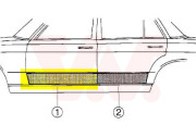 3010175 lem předních dveří L 3010175 VAN WEZEL