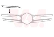 3074416 lišta do přední mřížky, horní chrom P VAN WEZEL