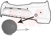 3852557 VAN WEZEL krytka otvoru pro tažný hák zadního nárazníku pro lak 4/5dv. 3852557 VAN WEZEL