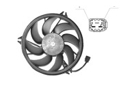 4028748 VAN WEZEL ventilátor chladenia motora 4028748 VAN WEZEL