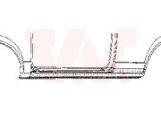 5810.02 práh 3dv. ne Caddy P VAN WEZEL