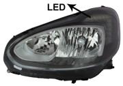 3703963N přední světlo H7+H1+LED pro denní svícení (el. ovládané + motorek) VISTEON (prvovýroba) L 3703963N VAN WEZEL