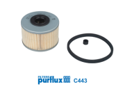 C443 PURFLUX palivový filter C443 PURFLUX
