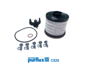 C826 Palivový filtr PURFLUX