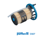 C827 PURFLUX palivový filter C827 PURFLUX