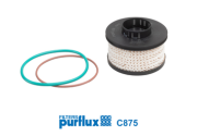 C875 Palivový filtr PURFLUX