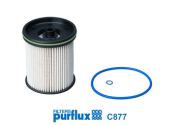 C877 PURFLUX palivový filter C877 PURFLUX