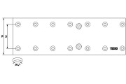 1503002 Sada brzdového obloženi, bubnová brzda TEXTAR