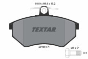 89000600 Souprava brzd, kotoučová brzda BrakeBox, Pad and Disc Kit TEXTAR
