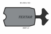 2020709 Brzdové destičky TEXTAR