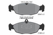 89000800 Souprava brzd, kotoučová brzda BrakeBox, Pad and Disc Kit TEXTAR