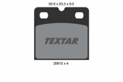 2061005 TEXTAR sada brzdových platničiek, parkovacia kotúčová brzda 2061005 TEXTAR