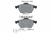 89008900 Souprava brzd, kotoučová brzda BrakeBox, Pad and Disc Kit TEXTAR