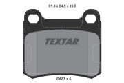 2068703 Sada brzdových destiček, kotoučová brzda epad TEXTAR