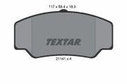 2114103 Brzdové destičky TEXTAR