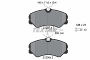 89010300 Souprava brzd, kotoučová brzda BrakeBox, Pad and Disc Kit TEXTAR