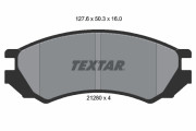 2128002 Brzdové destičky TEXTAR