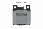 2130504 TEXTAR sada brzdových platničiek kotúčovej brzdy 2130504 TEXTAR