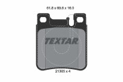 2130503 TEXTAR sada brzdových platničiek kotúčovej brzdy 2130503 TEXTAR