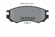 2138603 TEXTAR sada brzdových platničiek kotúčovej brzdy 2138603 TEXTAR