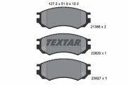 2138604 Sada brzdových destiček, kotoučová brzda TEXTAR