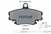 89002500 Souprava brzd, kotoučová brzda BrakeBox, Pad and Disc Kit TEXTAR