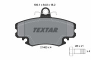2146306 TEXTAR sada brzdových platničiek kotúčovej brzdy 2146306 TEXTAR