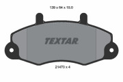 89002800 Souprava brzd, kotoučová brzda BrakeBox, Pad and Disc Kit TEXTAR