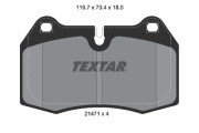 2147102 Sada brzdových destiček, kotoučová brzda epad TEXTAR