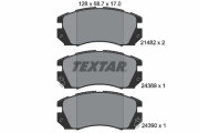 2148202 TEXTAR sada brzdových platničiek kotúčovej brzdy 2148202 TEXTAR